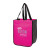 Custom Matte Laminated Designer Tote Bag - 12" x 15" x 8" - Pink 