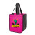 Custom Matte Laminated Designer Tote Bag - Full Color - Pink 
