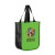 Custom Matte Laminated Designer Tote Bag - Full Color - Lime 
