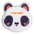 Custom Panda Aqua Pearls Hot/Cold Pack - White