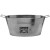 Custom Galvanized 15 Qt Metal Tub - Silver