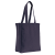 Eco-friendly Cotton Canvas Tote Bag Custom Logo Navy 