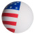 Custom American Flag Stress Ball - Side View