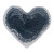 Custom Heart Shape Gel Hot/Cold Pack - Black