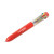 Custom Printed Ten Color Retractable Pen - Red 