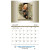 Custom Promotional An American Illustrator Wall Calendar Open View