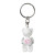 Custom Bear Keytag - White 