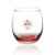 Custom 11.5 oz. Mikonos Stemless Wine Glasses | Wine Glasses with Logo - Red