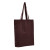 Custom Economical Tote Bag With Gusset - Chocolate brown