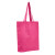 Custom Economical Tote Bag With Gusset - Hot pink