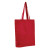 Custom Economical Tote Bag With Gusset - Red