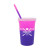Custom 22 Oz Mood Stadium Cup with Lid & Mood Straw - Pink to purple
