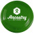 Dog Safe 9" Flyer - Green | Branded Frisbees for Dogs