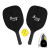Custom Pickleball Set in Bag - Black with black
