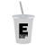 Custom Stadium Cup-Lid-Straw-16 oz - Frost 