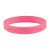 Custom Single Color Debossed Bracelet - Pink 
