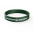 Custom Silicone 1/2 Inch Wristband - Dark green