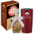 Custom 20 oz Himalayan Tumbler With Stuffer And Custom Box - Metallic Red/Charcoal With Box 