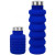 Custom Collapsible Silicon Water Bottle - Blue