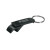 Custom Aluminum Bottle and Can Opener Key Ring - Black