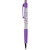Custom Mardi Gras Chrome Click Pen - Purple