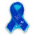Custom Ribbon Hot/Cold Pack - Royal blue