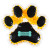 Custom Puppy Paw Aqua Pearls Hot/Cold Pack - Orange