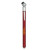 Custom Tire Gauge With Clip - Metallic Red