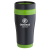 Custom 16 oz. Stainless Steel Tumbler - Black/Green 