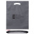 Custom Biodegradable Fold Over Die Cut Bag - 15 x 18 - Gray