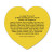 Custom Health and Happiness Heart Jar Opener - Yellow