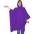 Custom Budget Booster Light Duty Rain Poncho - Purple 