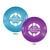 Custom 9 Inch Sun Fun Value Flyer - Color Changing - Lt blue to Violet