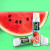 Custom SPF 30 Sunscreen 2 Oz Tottle With Carabiner + Clip Balm - Watermelon 