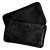Custom Plush Gel Beads Hot-Cold Pack Rectangle - Black
