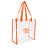 Custom Clear Game Tote - Orange