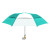 Custom Vented Little Giant Umbrella StrombergBrand - Teal/White