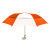 Custom Vented Little Giant Umbrella StrombergBrand - Orange/White