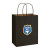 Custom Shopper Paper Bag-Matte-Full Color-Small - Black 