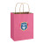 Custom Shopper Paper Bag-Matte-Full Color-Small - Pink
