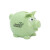 Promotional Wheat Piggy Bank - Green