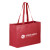 Recycled Grocery Tote Bag 16 x 12  - red