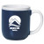 Custom 17 oz Majestic Mug - Cobalt Blue With White