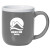 Custom 17 oz Majestic Mug - Gray With White