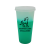 Printed 26 oz Mood Tumbler With Lid - Frosted to Green 