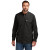 Custom Carhartt Force Solid Long Sleeve Shirt - Black front View 