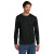 Custom Carhartt Force Sun Defender Long Sleeve T-Shirt - Black Front view