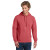 Custom Comfort Colors Ring Spun Hooded Sweatshirt - Crimson Front view