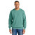 Custom Comfort Colors Ring Spun Crewneck Sweatshirt - Seafoam Front view