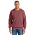 Custom Comfort Colors Ring Spun Crewneck Sweatshirt - Crimson Front view